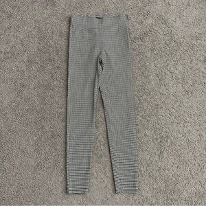 Zara Pants Womens Size M Plaid Skinny